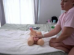 big butt milf riding tantaly sex doll's cock till orgasm. fat bbw pussy tight.