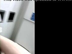 that european housewife got slapped and cumshotted while flashing in the highway restrooms