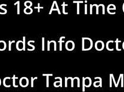 dr tampa checks stefania mafra for her yearly physical in florida