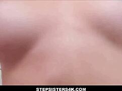 I watch my tiny stepsister veronica church orgasm with stepbrother jay rock during our family game.