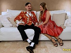 Blonde Cutie Craves Oral Action