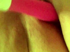 Using G-spot dildo for intense masturbation and cum