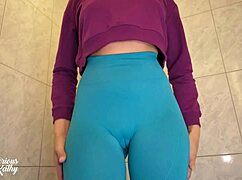 Mysterious Kathy Caught Masturbating in Locker Room!