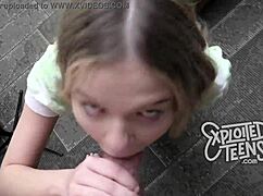 she’s blonde, 85 lbs, and crazy for sucking cock