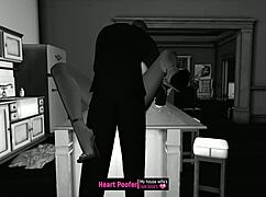 Polka Dots In The Kitchen With Fun Cartoon Sex