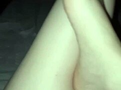 Feel my barefoot slut feet in the dark!