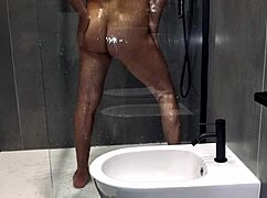 Neighbor Spies Barefoot Flashing, Dirty Talk Spanking Clothes Ripped