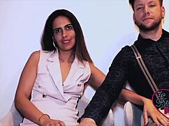 Beautiful French Brunette Milf Anal Fucked in Lingerie.