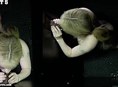 i tried to swallow the biggest cock at the gloryhole, and it was intense!