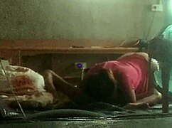 Watch this teen getting roughly fucked in public with a creampie