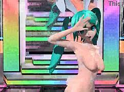 Hatsune miku voc loid in love project diva nude mod full nude bunny costume?