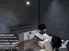 Teaching Cute Girl A Lesson With Big Ass In Roblox