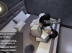 Teaching Cute Girl A Lesson With Big Ass In Roblox