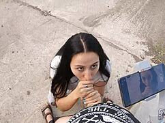 Girlfriend Films Blowjob Skills