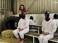 Dominatrix Mistress April in Rosen Garden Part 3