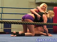 glam babes wrestling and fighting