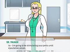 i get a handjob from my doctor in the hospital during this chubby bbw parody game