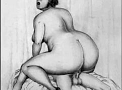 vintage erotic art tells a story of antique hairy desires