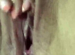 Rica enjoys solo masturbation with dildo