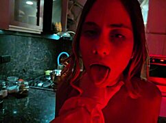 Natalia in heels gets bent over for a spooky fuck on Halloween