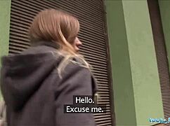 Hot model fucked underground for cash