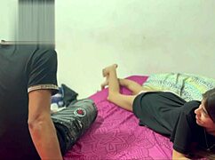 Bored girl calls stepbrother for fun