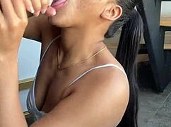 i just wanted to feel a huge cock in my mouth and i got it from this sexy latina pornstar.