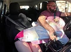 Crazy Maria Gail Seduces Her Uber Driver Into Wild Outdoor Sex In The Car