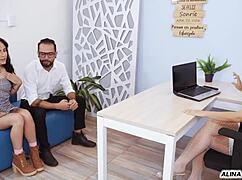 Boss discovers affair and fucks us.