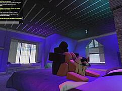 feeling intense pleasure fucking blonde bimbo roughly