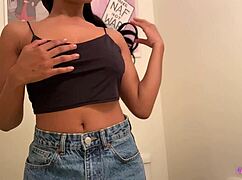 oh jenna foxx strips and masturbates in steamy bathroom solo