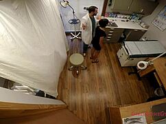 Mandatory New Student Physical For Mixed Cutie With Small 18+ Tits Examined By Doctor Tampa - Yesenia Sparkles.