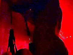 Amateur Couple Strokes Face for Cum Facial in Handcuffed Blowjob