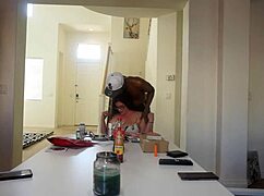 sexy white slut sucks big black cock