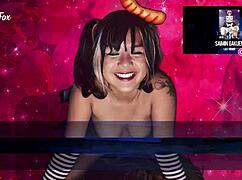 Exotiqfox Bounces Ass On Dick In Solo Gooner Masturbation