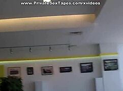 Watch this blonde girlfriend get fucked in the toilet? So raunchy and private!