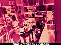 Curvy Teen Alize Haze Caught Stealing and Facing Punishment