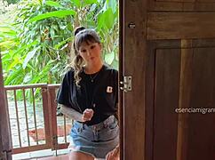 Daddys Babysitter Is At Home Can You Help Me Experience Something