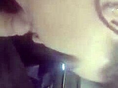 Kandy Kane deepthroats in homemade BBW scene