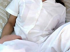 Hey, the nursing student invites me home to fuck her in uniform