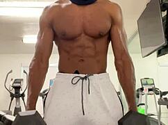 working out my neck and shoulders outdoors in california for the ladies