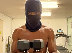 working out my neck and shoulders outdoors in california for the ladies