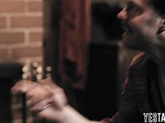 big ass petite 18+ teen 18+ has threesome with mature big cock neighbors