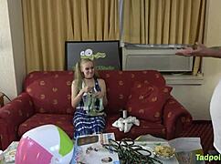 luna lips gangbang - pregnant pussy fucked by many horny hung cocks 😈. bent over, licked, and dominated outdoors.