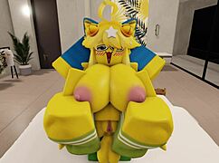 furry noob couple fucking in a modern robloxian house