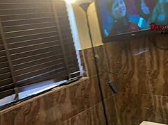 I betrayed her with my big black cock, riding and bending over skinny whore