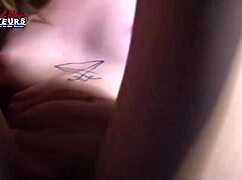 tattooed blonde olyssia INSERTS DILDO in her TWAT before SQUIRTING