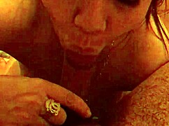 blowjob on big interracial monster cock