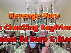 Revenge Vore on Cheating Boyfriend Makes Us Burp & Bloat