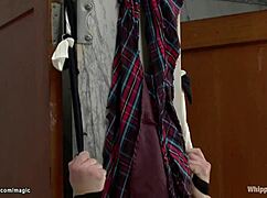 Busty College Lesbian Gets Ass Fucked With Choking And Deepthroat.